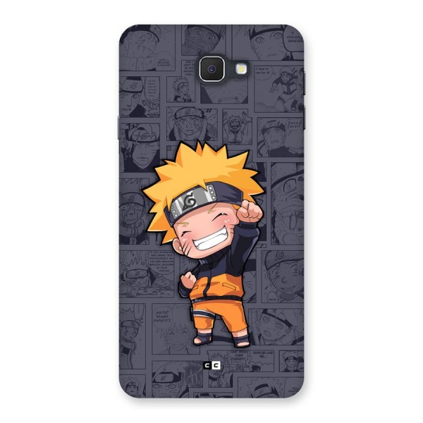 Cute Naruto Uzumaki Back Case for Galaxy On7 2016