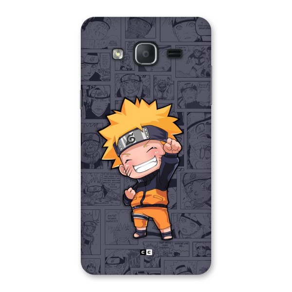 Cute Naruto Uzumaki Back Case for Galaxy On7 Pro