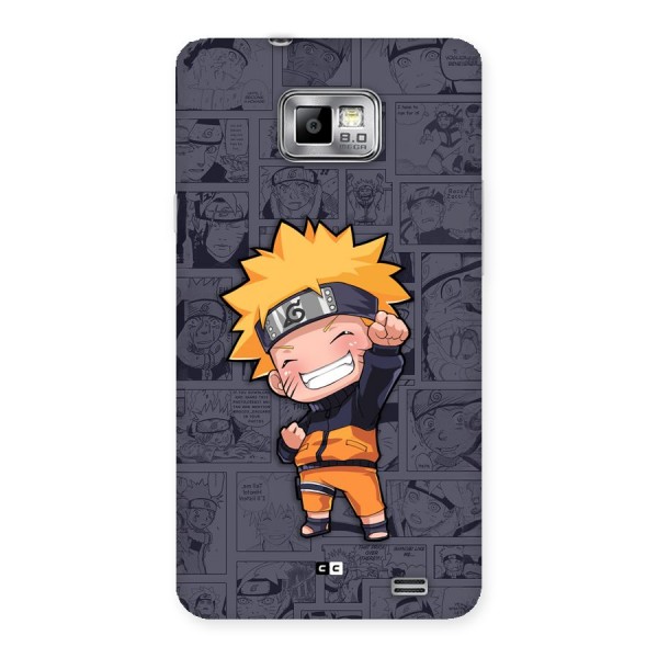 Cute Naruto Uzumaki Back Case for Galaxy S2