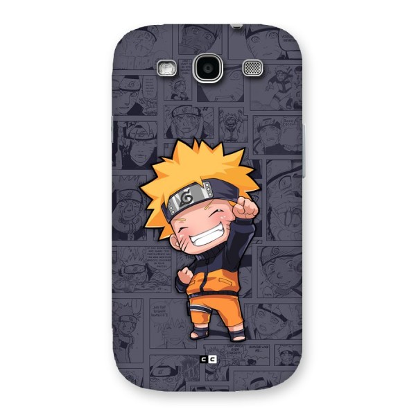 Cute Naruto Uzumaki Back Case for Galaxy S3