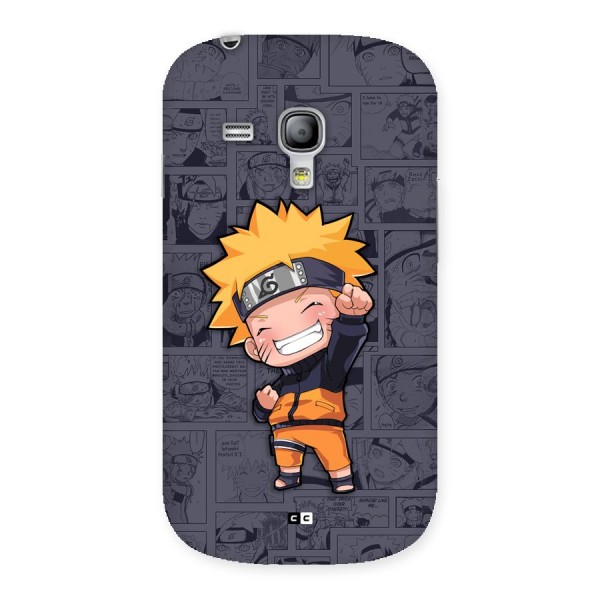 Cute Naruto Uzumaki Back Case for Galaxy S3 Mini
