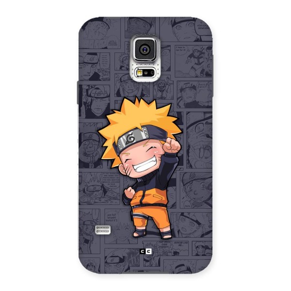Cute Naruto Uzumaki Back Case for Galaxy S5