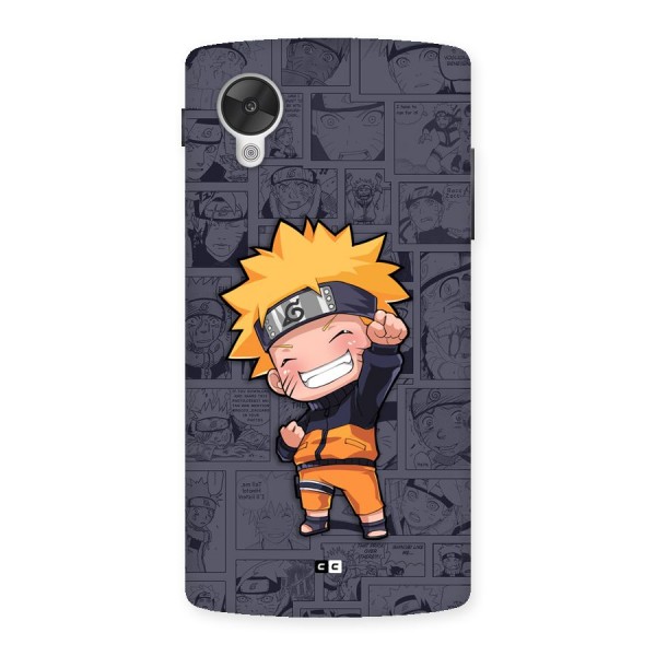 Cute Naruto Uzumaki Back Case for Google Nexus 5