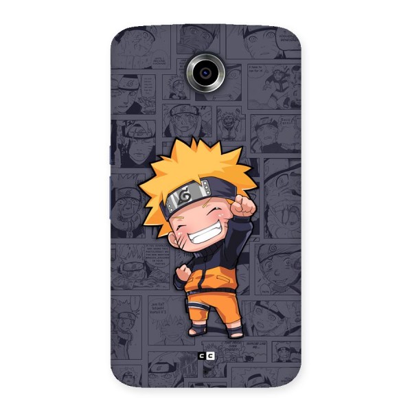 Cute Naruto Uzumaki Back Case for Google Nexus 6