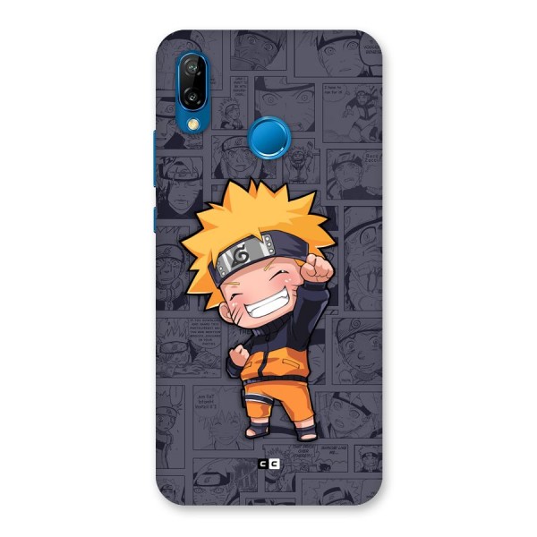 Cute Naruto Uzumaki Back Case for Huawei P20 Lite