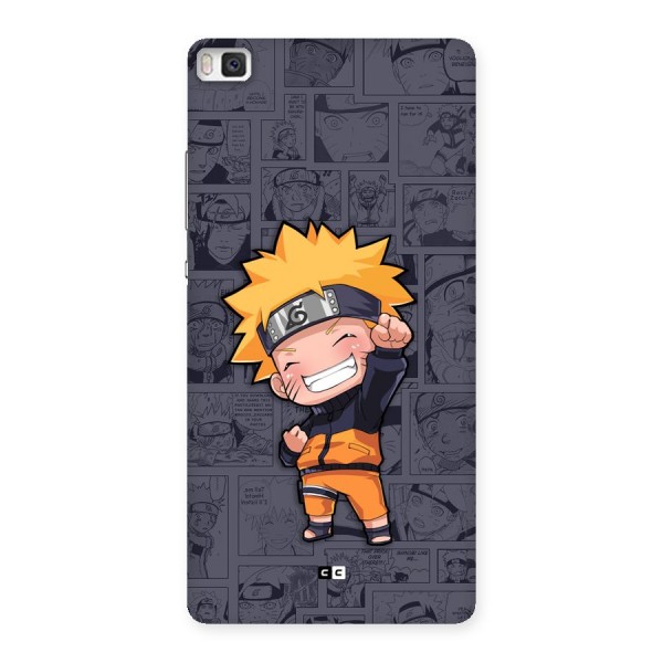 Cute Naruto Uzumaki Back Case for Huawei P8