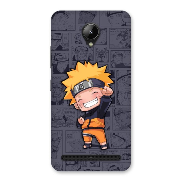 Cute Naruto Uzumaki Back Case for Lenovo C2