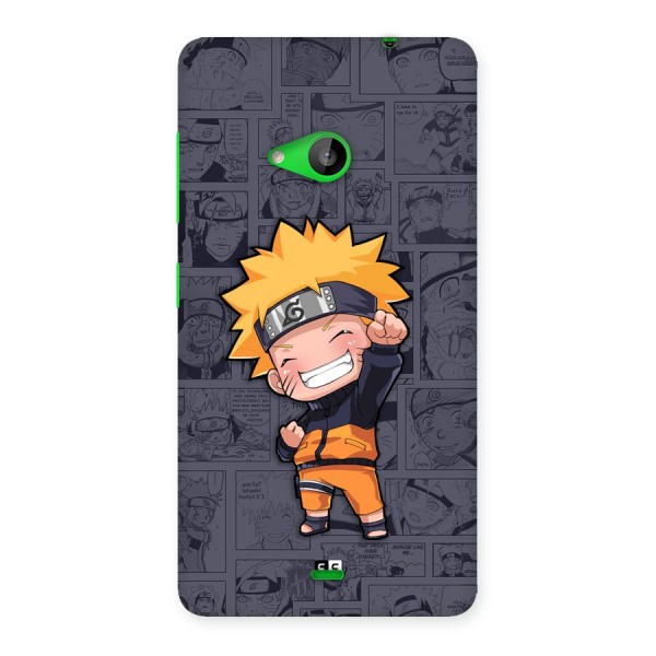 Cute Naruto Uzumaki Back Case for Lumia 535