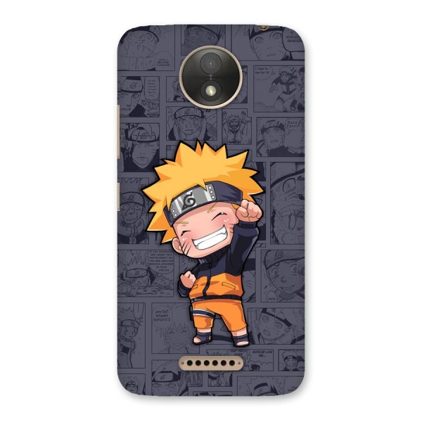 Cute Naruto Uzumaki Back Case for Moto C Plus