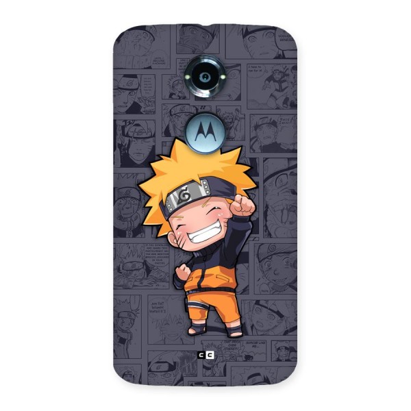 Cute Naruto Uzumaki Back Case for Moto X2