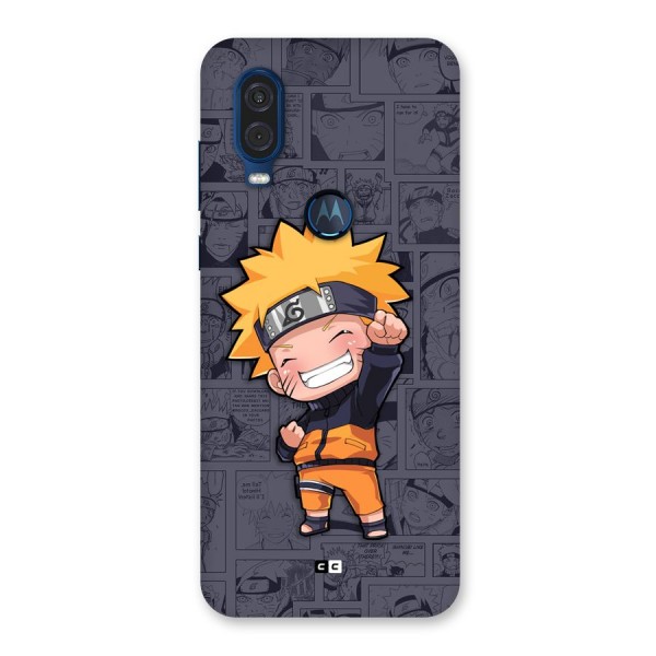 Cute Naruto Uzumaki Back Case for Motorola One Vision