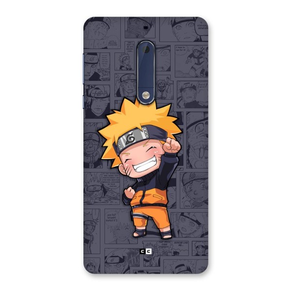 Cute Naruto Uzumaki Back Case for Nokia 5