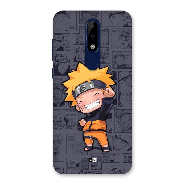 Cute Naruto Uzumaki Back Case for Nokia 5.1 Plus
