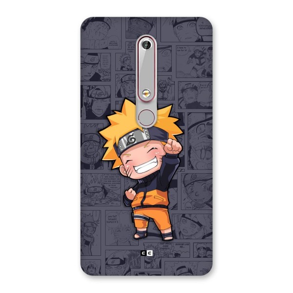 Cute Naruto Uzumaki Back Case for Nokia 6.1
