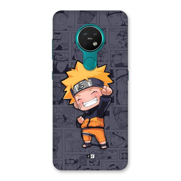 Cute Naruto Uzumaki Back Case for Nokia 7.2