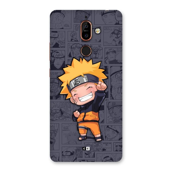 Cute Naruto Uzumaki Back Case for Nokia 7 Plus