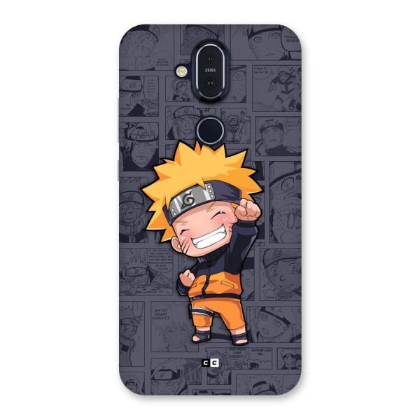 Cute Naruto Uzumaki Back Case for Nokia 8.1