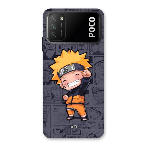 Cute Naruto Uzumaki Back Case for Poco M3