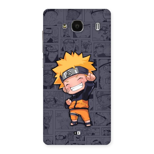 Cute Naruto Uzumaki Back Case for Redmi 2 Prime