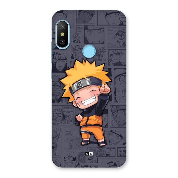 Cute Naruto Uzumaki Back Case for Redmi 6 Pro