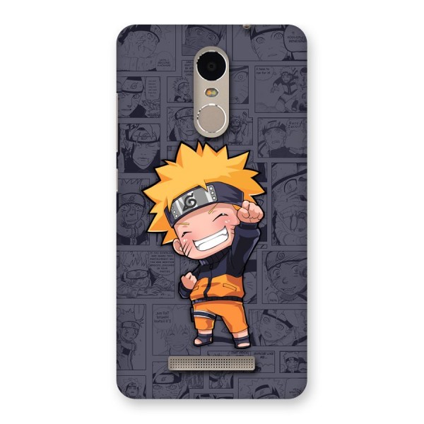 Cute Naruto Uzumaki Back Case for Redmi Note 3