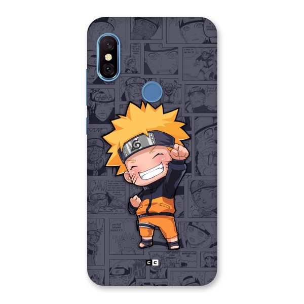 Cute Naruto Uzumaki Back Case for Redmi Note 6 Pro