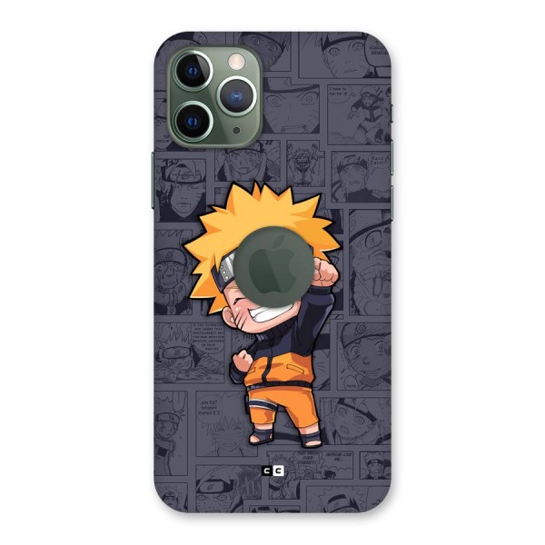 Cute Naruto Uzumaki Back Case for iPhone 11 Pro Logo Cut