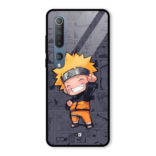 Cute Naruto Uzumaki Glass Back Case for Mi 10