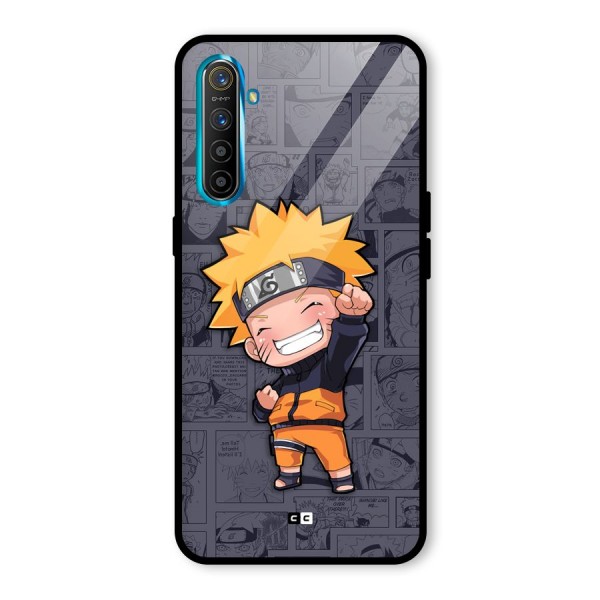 Cute Naruto Uzumaki Glass Back Case for Realme X2