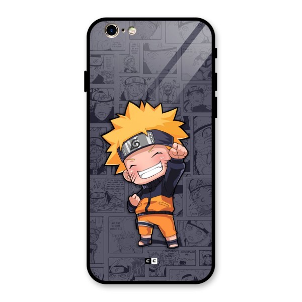 Cute Naruto Uzumaki Glass Back Case for iPhone 6 6S