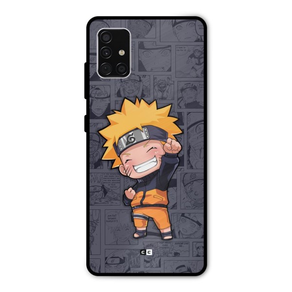 Cute Naruto Uzumaki Metal Back Case for Galaxy A51