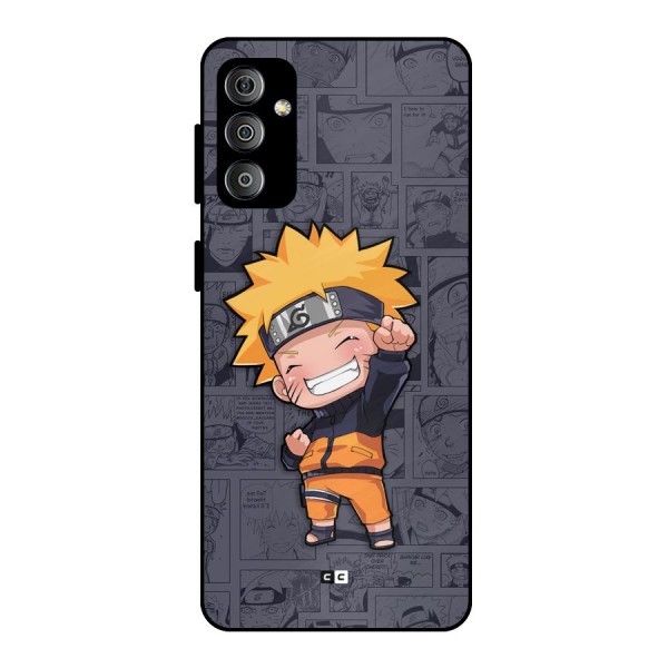 Cute Naruto Uzumaki Metal Back Case for Galaxy F23