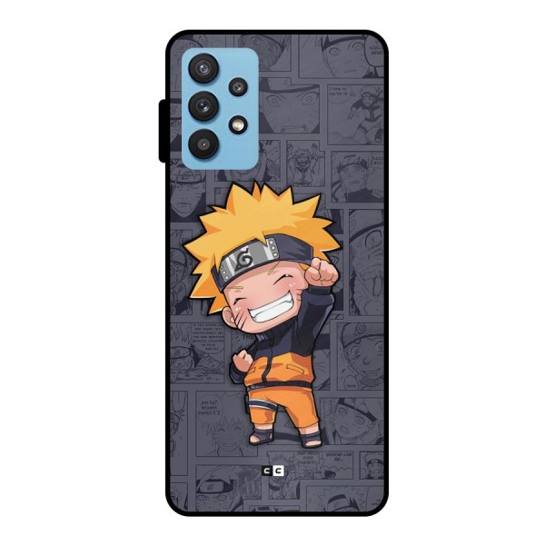 Cute Naruto Uzumaki Metal Back Case for Galaxy M32 5G