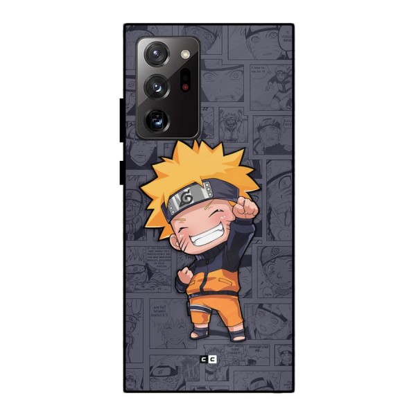 Cute Naruto Uzumaki Metal Back Case for Galaxy Note 20 Ultra