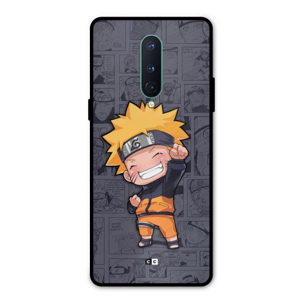 Cute Naruto Uzumaki Metal Back Case for OnePlus 8