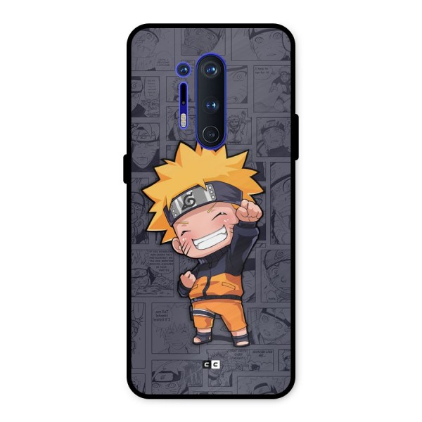 Cute Naruto Uzumaki Metal Back Case for OnePlus 8 Pro