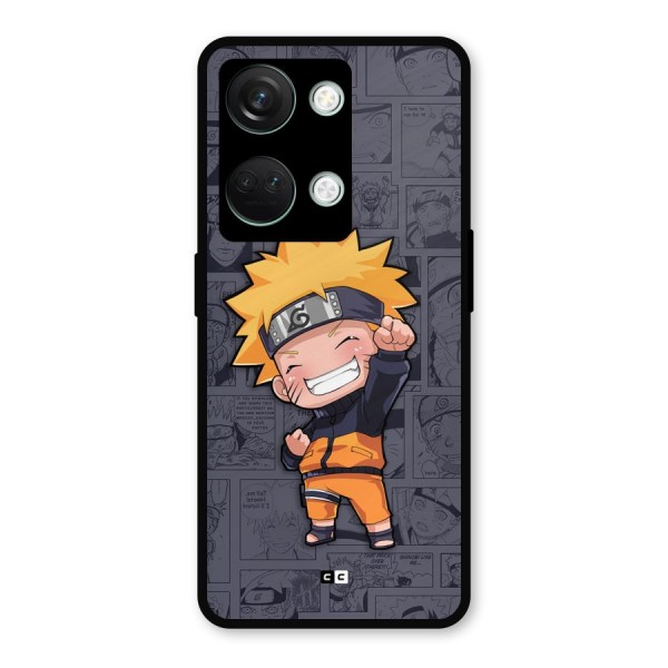 Cute Naruto Uzumaki Metal Back Case for OnePlus Nord 3