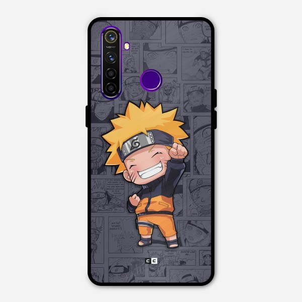 Cute Naruto Uzumaki Metal Back Case for Realme 5 Pro