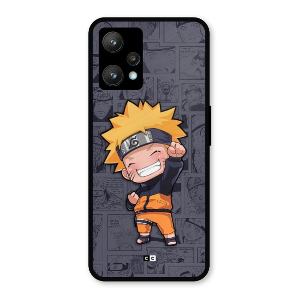 Cute Naruto Uzumaki Metal Back Case for Realme 9 Pro Plus 5G