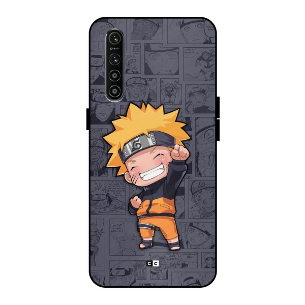 Cute Naruto Uzumaki Metal Back Case for Realme XT