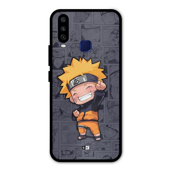 Cute Naruto Uzumaki Metal Back Case for Vivo V17