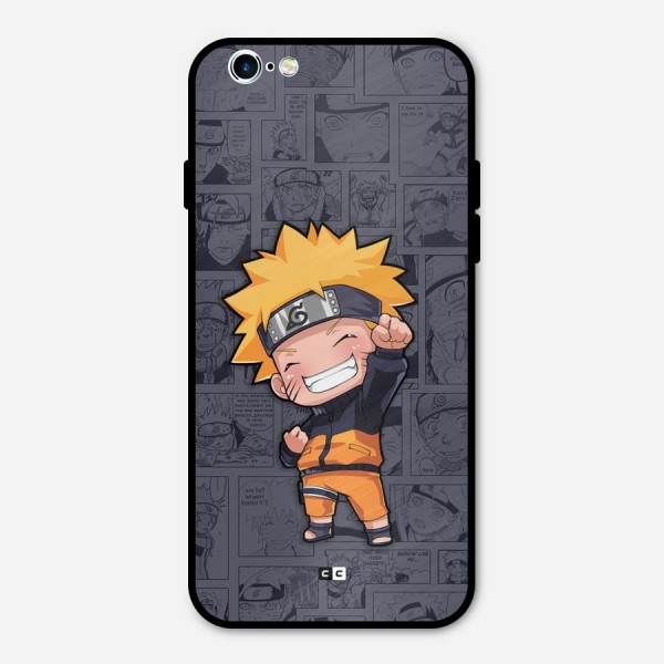 Cute Naruto Uzumaki Metal Back Case for iPhone 6 6s