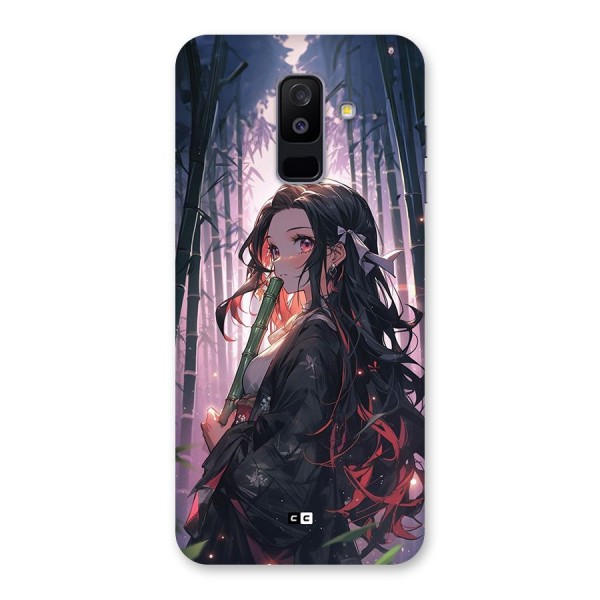 Cute Nezuko Back Case for Galaxy A6 Plus