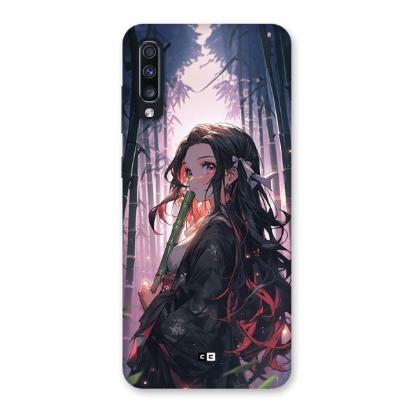 Cute Nezuko Back Case for Galaxy A70