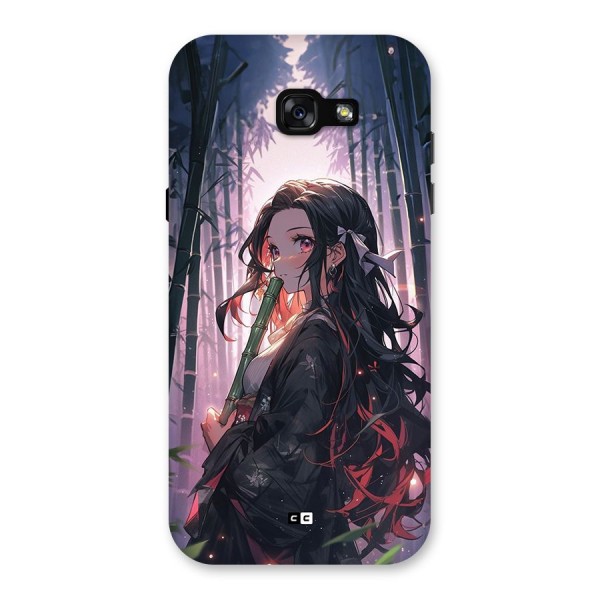 Cute Nezuko Back Case for Galaxy A7 (2017)