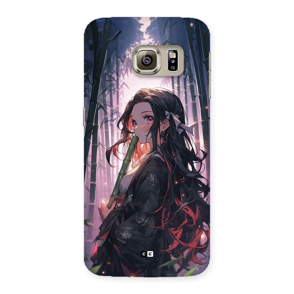 Cute Nezuko Back Case for Galaxy S6 edge