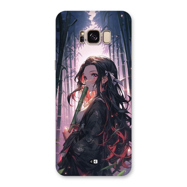 Cute Nezuko Back Case for Galaxy S8 Plus