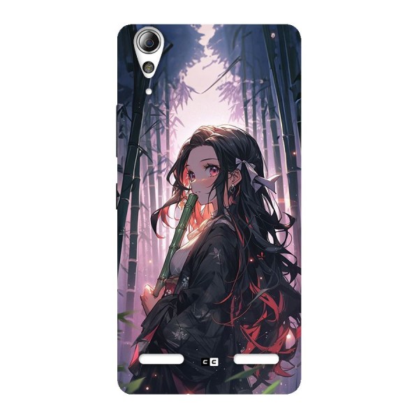 Cute Nezuko Back Case for Lenovo A6000 Plus