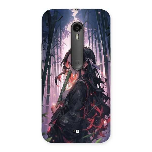 Cute Nezuko Back Case for Moto G3