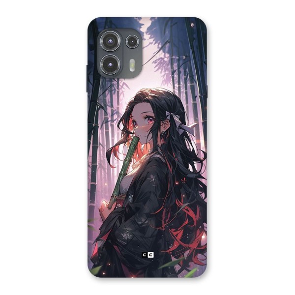 Cute Nezuko Back Case for Motorola Edge 20 Fusion